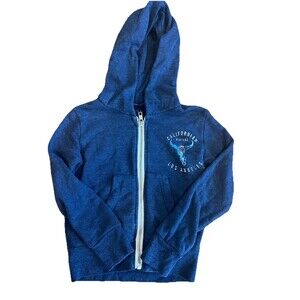 Toddler Boys Size 2 Zip Up Hoodie Jacket Californian Vintage Western Retro Boho